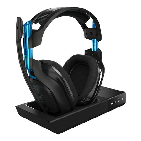 Astro A50 Wireless Headset + Base Station - Stereo - Black, Blue (Astro A50 Best Price)