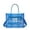 Dark Blue, variant on XXXFLOWER Clear Tote Bag for Women - PVC The Tote Bag Crossbody Bags Zipper Closure for Stadium, Travel, Beach(Light Blue)