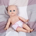 thumbnail image 6 of 13 Inches Baby Doll Fullbody Silionce Girl Dolls, Unpainted American Girl Doll Toys, 6 of 14