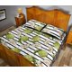 thumbnail image 4 of Juego de cama nórdico con fondo de rayas con estampado de guayaba, 4 of 5