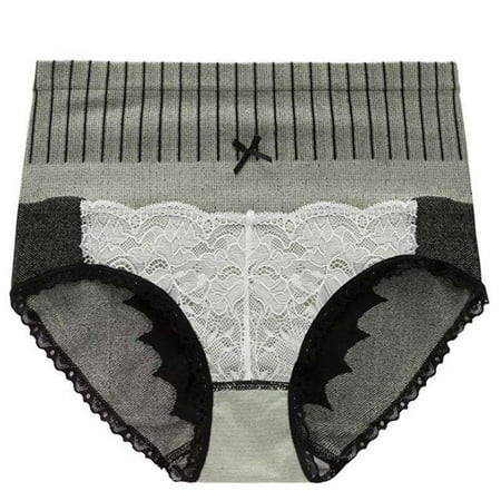 

High Waist Women Panties Lady Lace Underwear Girls Breathable Briefs Women Cute Lingerie