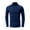 Blue, variant on Mens Long Sleeve Shirts High Neck Lightweight Casual Comfy Base Layer Tops Fall Homewear Slim Fitted Bottom Shirt