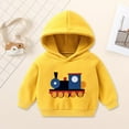 thumbnail image 2 of Zshosam Kids Sweatshirts Toddler Boys Hoodie Pullover Sweatshirt Hoodies Top Coat Tops Cute Sweatsuit Clothes Size 5T 6T,(Yellow 5-6 Years), 2 of 7