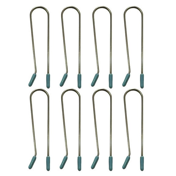 Electric Curling Roller Replacement Clips - 8pc U-Shaped Fixed Clips, Heat-Resistant, Universal for Hot Rollers, Durable