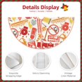 thumbnail image 3 of Haiem Firefighter Icons Pattern Christmas Tree Skirt Merry Christmas Party Christmas Tree Decoration,New Year Decorations-30", 3 of 6