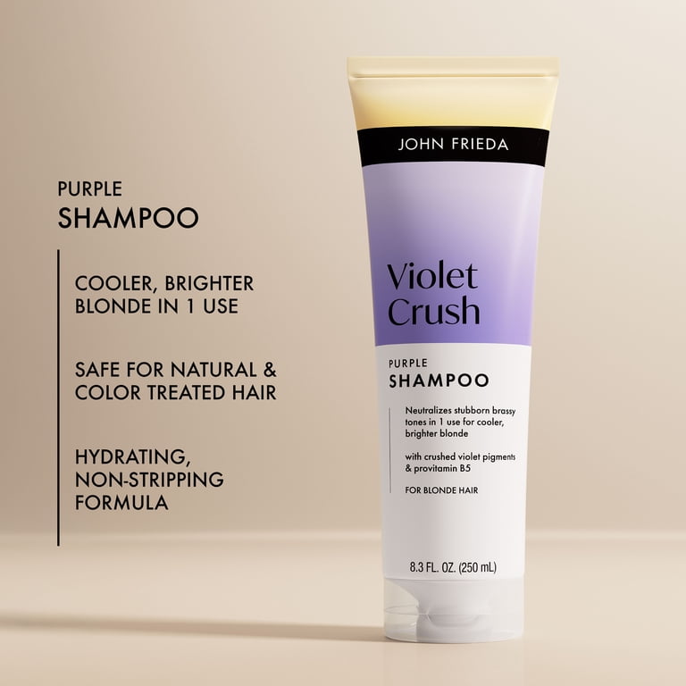 John Frieda Violet Crush Purple Shampoo For Blondes photo 4