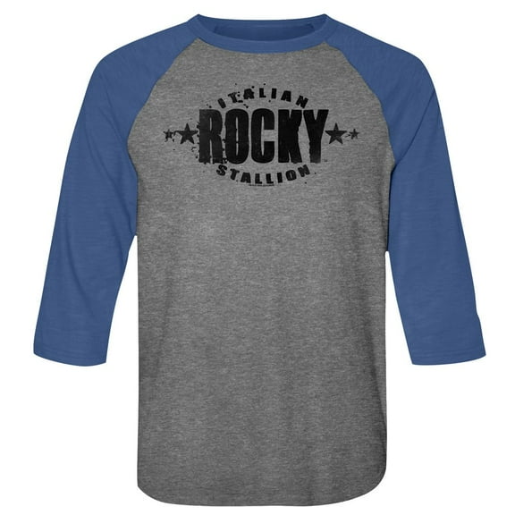Rocky Movies Stars Adult 3/4 Sleeve Raglan Shirt
