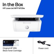 HP LaserJet MFP M139w Wireless All-in-One Black-and-White Laser Printer Scanner Copier, AI-enabled