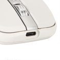 thumbnail image 4 of Souris sans fil 2,4 GHz double mode 2\xa0400 DPI Bluetooth avec 14 effets d'éclairage RVB pour ordinateur portable Windows et OS X Blanc, 4 of 4