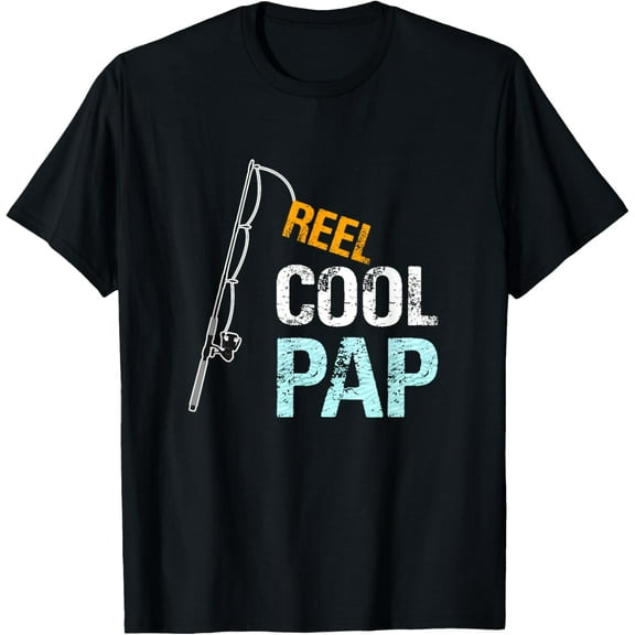 Pap Gift from Granddaughter Grandson Reel Cool Pap T-Shirt