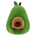 thumbnail image 1 of Almohada desprendible para dormir del juguete lindo de la felpa del capibara del aguacate 17-inch, 1 of 7