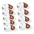 thumbnail image 1 of 9 fundas blancas para palos de golf, ideales para golfistas. Regalos de golf con dibujos animados. Accesorios de protección a prueba de arañazos., 1 of 8