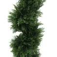 thumbnail image 2 of Vickerman 3' Artificial Potted Green Cedar Spiral Tree., 2 of 6