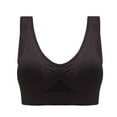 thumbnail image 2 of Bras for Women Plus Size Seamless Cotton Breathable Underwear Wireless with Pads Push Up Bra Plus, 2 of 2
