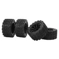 thumbnail image 4 of RC Tires and Wheels, RC Car Rubber Wheel Tires Stable Driving  Bumpy Texture Abrasion Resistance  for Racing, 4 of 8