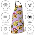 thumbnail image 5 of Fuzoiu Cartoon Avocados Print Adjustable Waterproof Apron with Pockets,Waterproof Apron for Cooking, Gardening, and Art Projects, 5 of 8