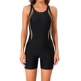 thumbnail image 3 of Charmo Women's One Piece Swimsuit Boyleg Racerback Athletic Training Bathing Suit, 3 of 7