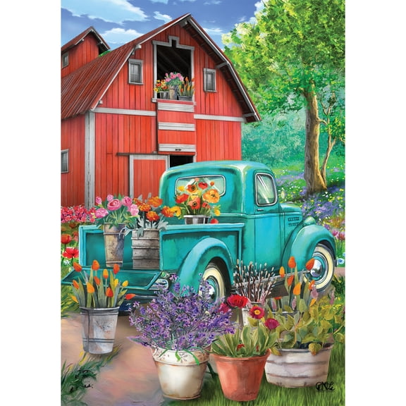 Briarwood Lane Garden Flag 12x18 For Outdoor Farm in Spring For Spring Garden Flag Flags For Outside