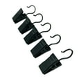 thumbnail image 4 of MIANGASTORE 60 PCS Drapery Iron Rings Anti-skid Curtain Clips with Hooks (Black), 4 of 5