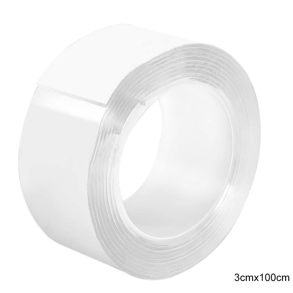 Gel Double Sided Tape Removable Anti-Slip Glue Tape Washable Nano Adhesive for Home Hotel by Jooan