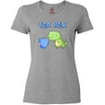 thumbnail image 3 of Inktastic Tea Rex Cute Green Dinosaur Pun Women's T-Shirt, 3 of 5