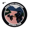 thumbnail image 2 of Great Smoky Mountains Bear Embroidered Patch Iron/SewOn Applique Travel Souvenir, 2 of 2