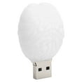 thumbnail image 2 of Memoria USB 2.0 de 64 GB, portátil, con forma de muñeca de dibujos animados, color blanco, 2 of 14