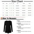 thumbnail image 2 of gakvov Plus Size Tops For Women Long Sleeve Crewneck Tunic Top Button Side Tops Irregular Hem Blouse Shirt Pullover Shirt, 2 of 3