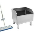 thumbnail image 4 of Stainless Steel Commercial Floor Mop Sink - 24" x 16" x 22", 12" Deep Basin Silver, 4 of 15