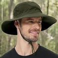 thumbnail image 6 of YEKEYI Boonie Hat UPF 50+ Cooling Sun Hat for Men and Women,Wide Brim Bucket Hats with UV Protection for Safari Hiking Beach, 6 of 6