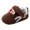 A-Coffee187, variant on JAJAHO Baby Boys Girls Shoes Non- Rubber Sole Retro Sneakers First Walking Toddler Crib Shoes