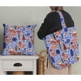 thumbnail image 5 of Soimoi Blue Cotton Voile Fabric Tree & Fox Folk Art Print Fabric by the Yard 42 Inch Wide, 5 of 5