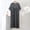 Dark Gray, variant on Nightgown for Women Cotton Long Night Gown Short Sleeve Nightdress Sleepshirt Soft Sleepwear Dark Gray XXL