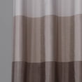 thumbnail image 2 of Exclusive Home Chateau Striped Faux Silk Grommet Top Curtain Panel Pair, 54"x96", Taupe, 2 of 4