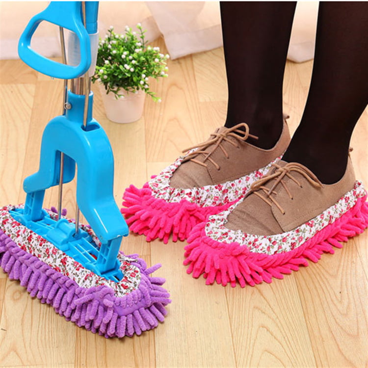 Lazy Housekeeper Mop Slippers 