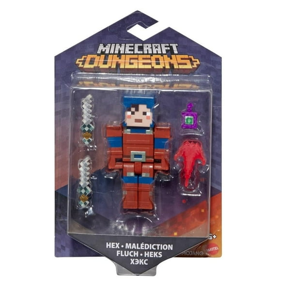 Figura Hex Minecraft Dungeons 3 Pulgadas
