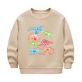 thumbnail image 2 of Bnwani Toddler Girl Sweatshirt Crew Neck Long Sleeve Winter Warm Sweatshirt Printed Pullover, 2 of 7