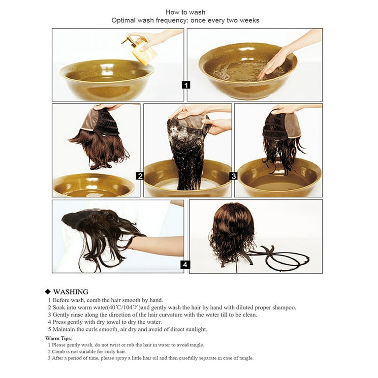 Washing a synthetic 2025 lace front wig