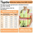 thumbnail image 2 of Toptie US Size Big High Visibility Mesh Safety Vest with Pockets Soft Breathable, 2 of 7