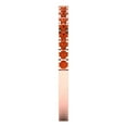 thumbnail image 4 of 0.57 ct Brilliant Round Cut Simulated Red Diamond 18K Rose Gold Stackable Band SZ 6.5, 4 of 6