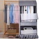 thumbnail image 3 of Clear Wardrobe Dust Cover Clothes Cover Clothing Rack Dust Cover Waterproof Hanging Garment Suit Dustproof Organizer, 3 of 5