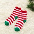 thumbnail image 2 of WTXUE Warm Socks, 1Pair Adult Christmas Socks Women's Warm Coral Plush Middle Tube Socks Stockings, 2 of 2