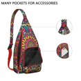 thumbnail image 3 of Sacred Geometry Sling Backpack - Spiritual Symbol Print Crossbody Bag, Fashionable Aesthetic for Students, 3 of 4