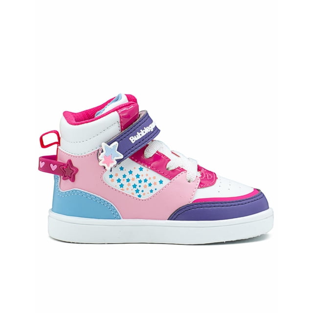 Tenis Bota Bubble Gummers Uganda III Para Niña Estrellas rosa 16