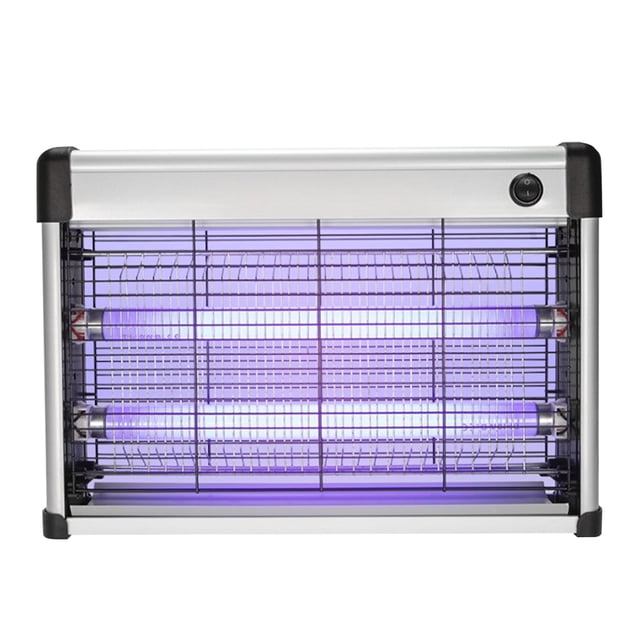Lámpara matamoscas eléctrica para interiores y exteriores, luz LED, enchufe plano de EE. UU., 20W, 110V