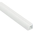 thumbnail image 1 of czcpp-15.7" White Quarter Round Cable Raceway, Corner Cord Cover, Self-Adhesive Floor Molding with Wire Channel, Baseboard Cable Hider - 0.87" (W) x 0.87" (H) x 15.7-inch Length - White, 1 of 4
