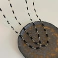 thumbnail image 2 of Women's Black Crystal String Beads Necklace, 2 of 2