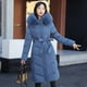 thumbnail image 5 of Puntoco - Chaqueta de invierno para mujer, abrigo cálido, cuello de piel delgado, cremallera, abrigo más grueso, prendas de vestir, liquidación Puntoco Puntoco-7692, 5 of 6