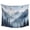 Blue, variant on Blue Mountain Peak Large Tapestry for Bedroom Wall Hanging Tapestry, Forest Tree Bird Fog Landscape Ceiling Backdrop Tapestries Poster Blanket Wall Decor for Teens Room Living Room Dorm 86" x 104"