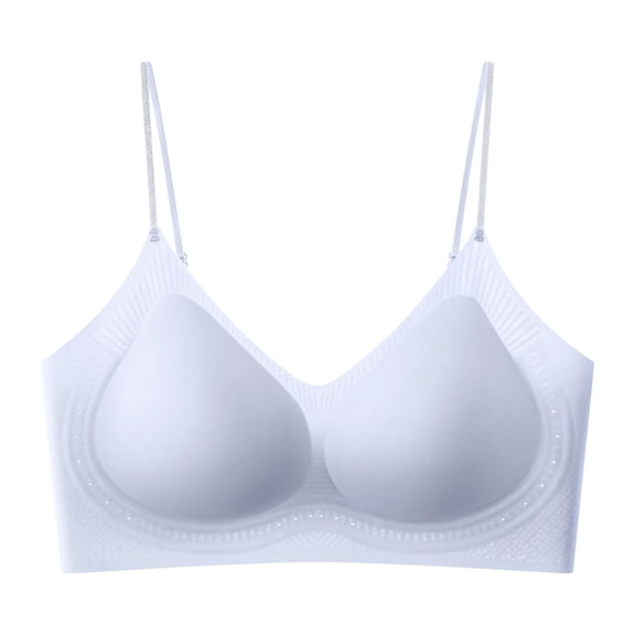 Njagoc3 Push Up Bras for Women Adjustable Straps Wireless Bra Breathable Soft Bra Seamless Daily Bra
